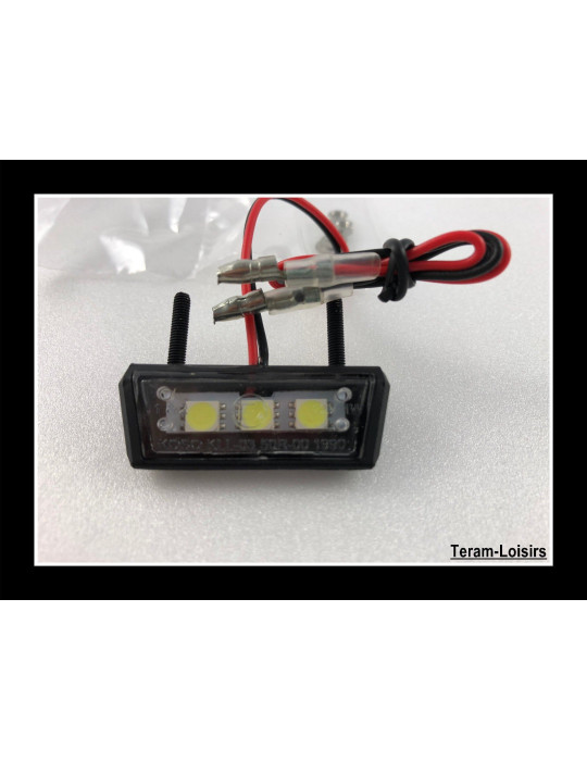 Universelle Motorrad-Kennzeichenbeleuchtung, LED, E4-zugelassen, 12 V, 1 W – 4