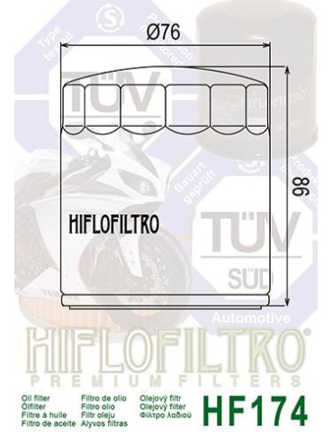 Ölfilter HIFLOFILTRO HF174C...