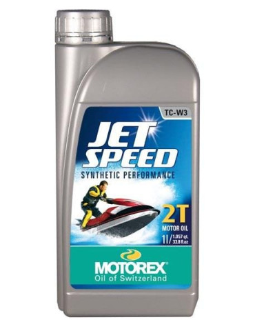 Huile moteur MOTOREX Jet Speed 2T synthétique performance 1L